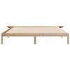 vidaXL Letto con Tavolini Laterali Naturale 180 x 210 cm Pino massello