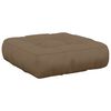 vidaXL Cuscino per Sedia in Unico Pezzo VIANEN 100% Poliestere Tortora