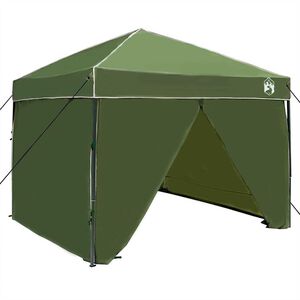 vidaXL Tenda Gazebo Verde 243 x 243 x 251 cm Tessuto
