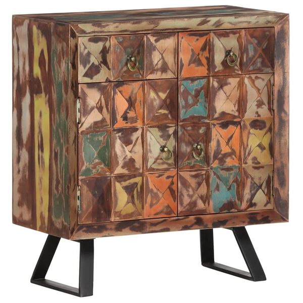 vidaXL Armadietto 70x35x75 cm in Legno Massello di Recupero