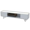 Homemania Mobile Porta TV Dore 160x29,7x40,6 cm Bianco e Noce