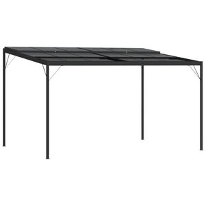vidaXL Gazebo con Tetto Antracite 4x3x2,5 m in Alluminio e Acciaio