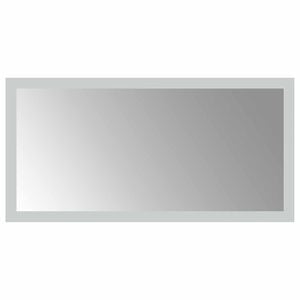 vidaXL Specchio da bagno LED Trasparente 40 x 20 cm vetro temperato