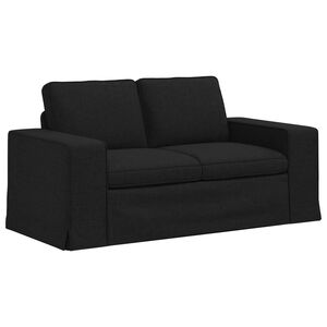 vidaXL Divano Nero 162 x 80 x 82 cm Tessuto