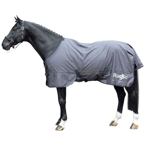 Covalliero Coperta per Cavallo per Esterni RugBe Zero 155 cm Grigia