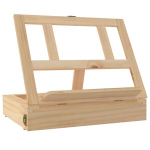 vidaXL Cavalletto Tavolo Cassetto 33,5x25,5x7 cm Legno Massello Pino