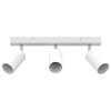 vidaXL Faretto da soffitto Bianco 38 x 6 x 16 cm Metallo