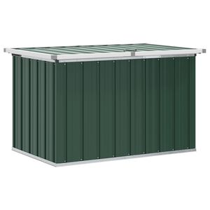 vidaXL Baule da giardino verde 109x67x65 cm