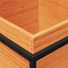 vidaXL Fioriera Giardino Marrone Cera 40x40x50 cm Legno Massello Pino