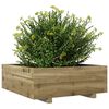 vidaXL Fioriera da Giardino 70x70x26,5 cm in Legno di Pino Impregnato