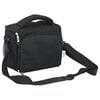 vidaXL Borsa Fotocamera con Coperta Impermeabile Nera Tessuto Oxford