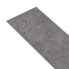 vidaXL Tavole per Pavimenti 36 pcs Grigio Cemento 5,02 m&sup2; PVC