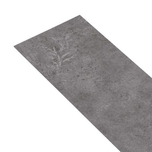 vidaXL Tavole per Pavimenti 36 pcs Grigio Cemento 5,02 m&sup2; PVC