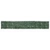 vidaXL Paravento da Balcone con Foglie Verde Scuro 500x75 cm