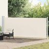 vidaXL Tenda Laterale Retrattile per Patio 600x160 cm Crema