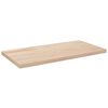 vidaXL Piano Tavolo 80x40x2,5 cm Legno Massello di Pino Rettangolare
