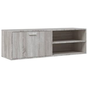 vidaXL Mobile Porta TV Grigio Sonoma 120x34x37 cm in Legno Multistrato