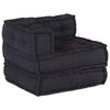 vidaXL Unit&agrave; di Divano Modulare Tessuto Antracite 210 x 140 x 56 cm
