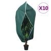 vidaXL Coperture con Cerniera per Piante 10pz 70 g/m&sup2; 1,55x1,55 m