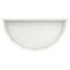 vidaXL Fioriera Bianco 60 x 30 x 35 cm Acciaio