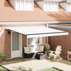 vidaXL Tessuto per Tenda con Bianco 400 &times; 350 cm Poliestere