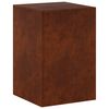 vidaXL Supporto per piante Ruggine 40 x 40 x 60 cm Acciaio Corten