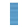 vidaXL Tenda Plissettata Blu 40x150 cm Larghezza Tessuto 39,4 cm