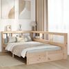 vidaXL Letto Libreria senza Materasso 120x200cm Legno Massello di Pino
