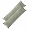 vidaXL Federa 2 pz HOUTEN Verde 40 x 145 cm Tessuto Chenille