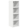 vidaXL Armadio pensile Bianco 30 x 29,5 x 100 cm Legno multistrato
