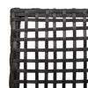 vidaXL Sedia da Giardino 2 pcs Nero 55 x 53 x 85 cm polyrattan