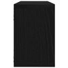 vidaXL Mensole da Parete 6 pcs Rovere nero 60 x 15 x 23 cm