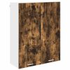 vidaXL Armadio pensile Rovere fum&eacute; 80 x 31 x 100 cm