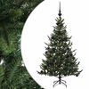 vidaXL Albero di Natale artificiale con palline 120 cm 150 LED