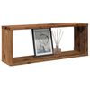 vidaXL Mensole a Cubo Muro 2 pz Legno Antico 60x15x23 cm in Truciolato
