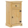 vidaXL Mobile da Bagno Corona 45x33x80 cm in Legno Massello di Pino