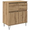 vidaXL Credenza con cassetto Rovere artigianale 60 x 35 x 70 cm