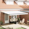 vidaXL Tenda da Sole Bianco 450 x 300 x 165 cm Poliestere e Metallo