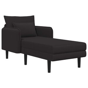vidaXL Chaise longue oversize Nero Boucl&eacute;
