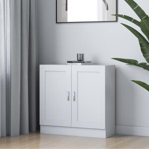 vidaXL Libreria Bianca 82,5x30,5x80 cm in Legno Multistrato
