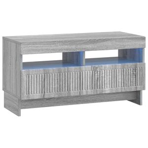 vidaXL Mobile TV LED Sonoma grigio Legno ingegnerizzato