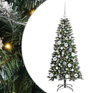 vidaXL Albero di Natale artificiale con 150 LED Verde 120 cm