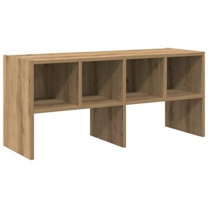vidaXL Scarpiera Impilabile Rovere Artigianale 89,5x30x40 cm