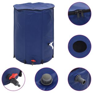 vidaXL Serbatoio Acqua con Rubinetto Pieghevole 750 L in PVC