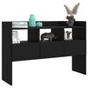 vidaXL Credenza Nera 105x30x70 cm in Legno Multistrato