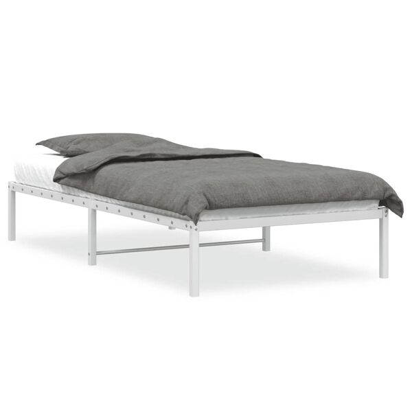 vidaXL Giroletto Metallo Bianco 107x203 cm