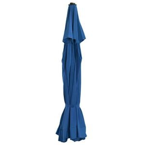 vidaXL Telo di Ricambio per Ombrellone Azzurro 300 cm