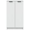 vidaXL Scarpiera Bianco Lucido 59x35x100,5 cm in Legno Multistrato