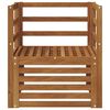 vidaXL Set di divani da esterno Naturale 67 x 63 x 73 cm