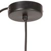 vidaXL Lampada a Sospensione 25 W Nera Rotonda 17 cm E27